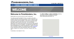 Desktop Screenshot of finishbinders.com