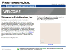 Tablet Screenshot of finishbinders.com